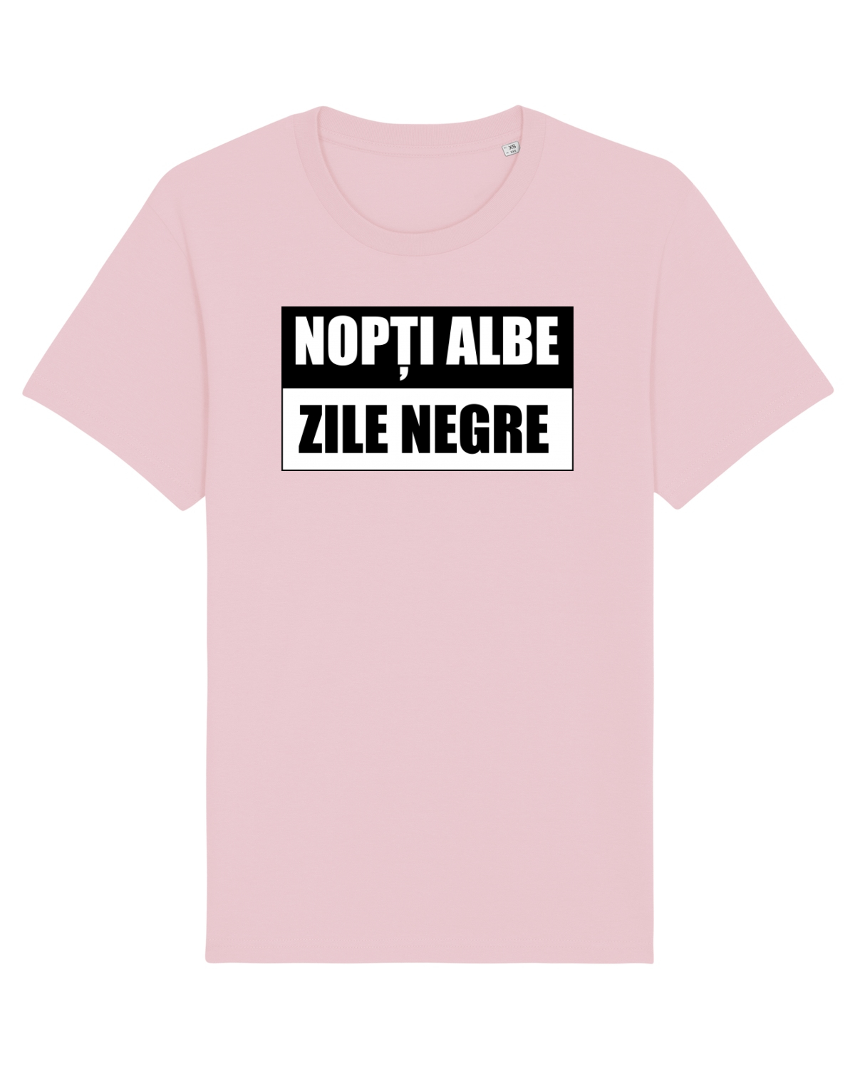 Tricou mânecă scurtă Unisex Rocker Cotton Pink