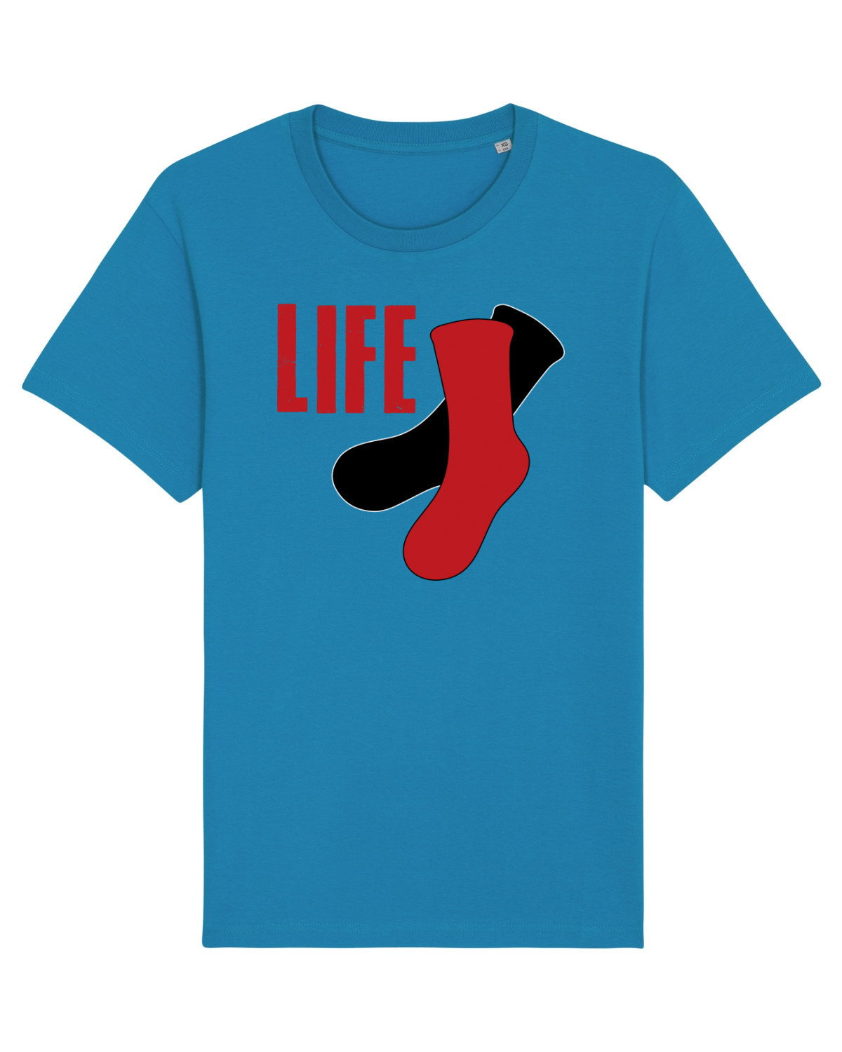 Tricou mânecă scurtă Unisex Rocker Azur