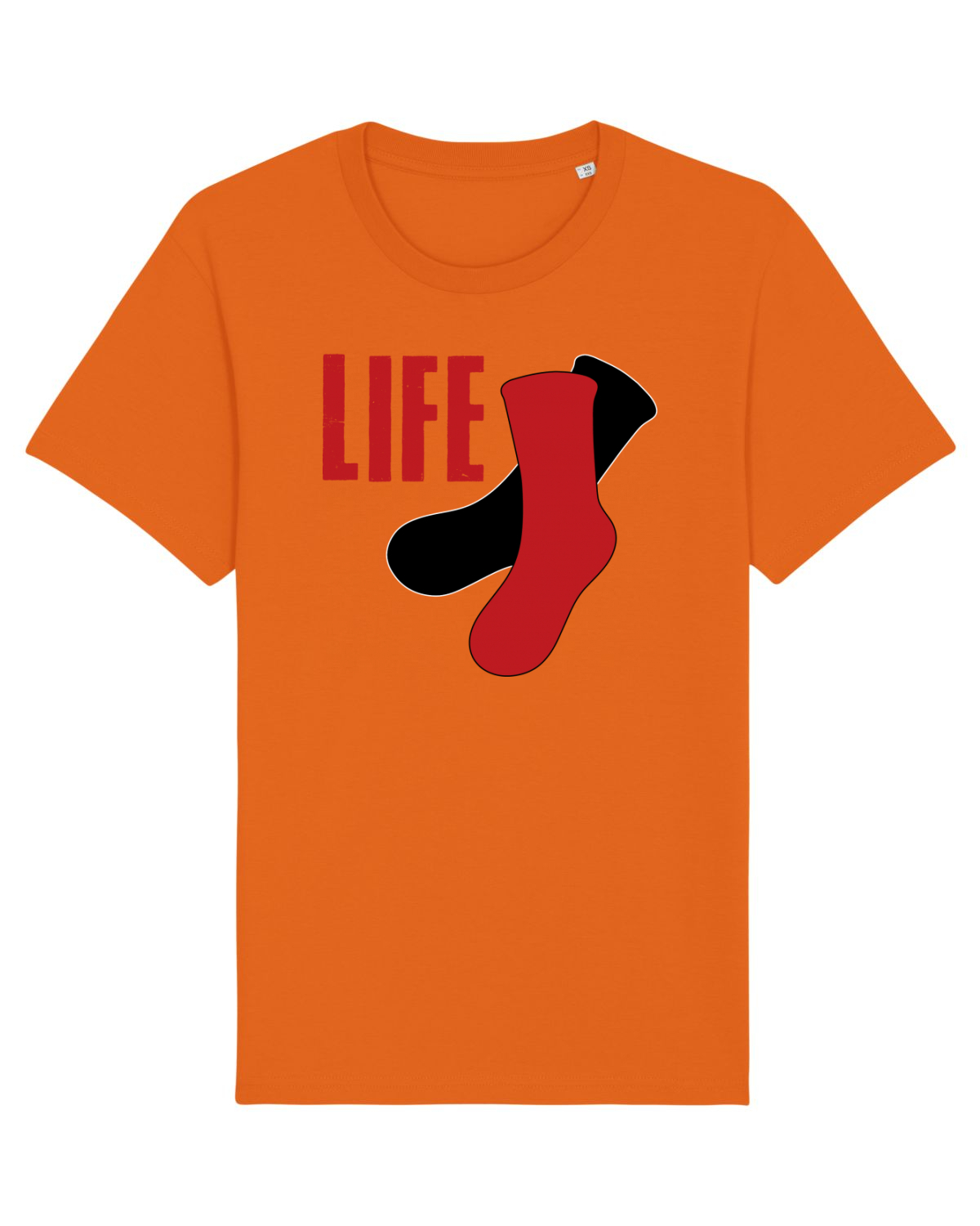 Tricou mânecă scurtă Unisex Rocker Bright Orange