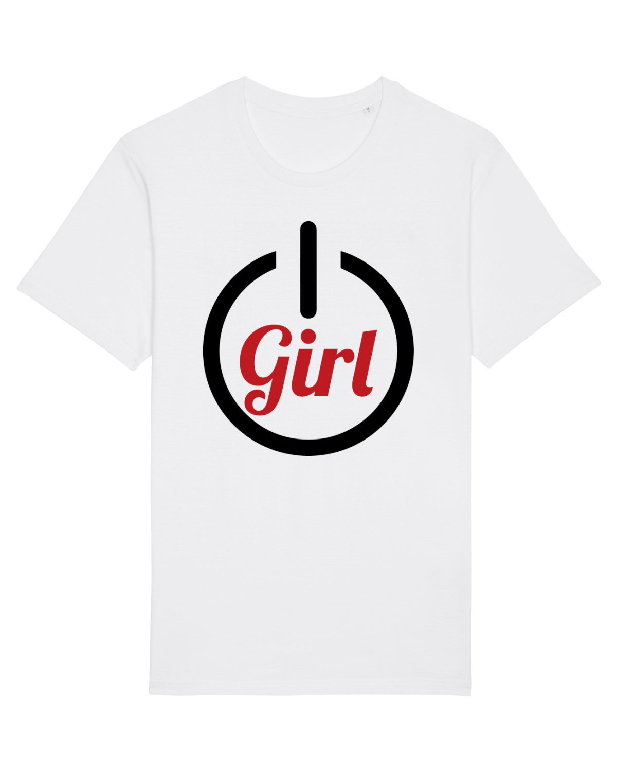 Tricou mânecă scurtă Unisex Rocker White