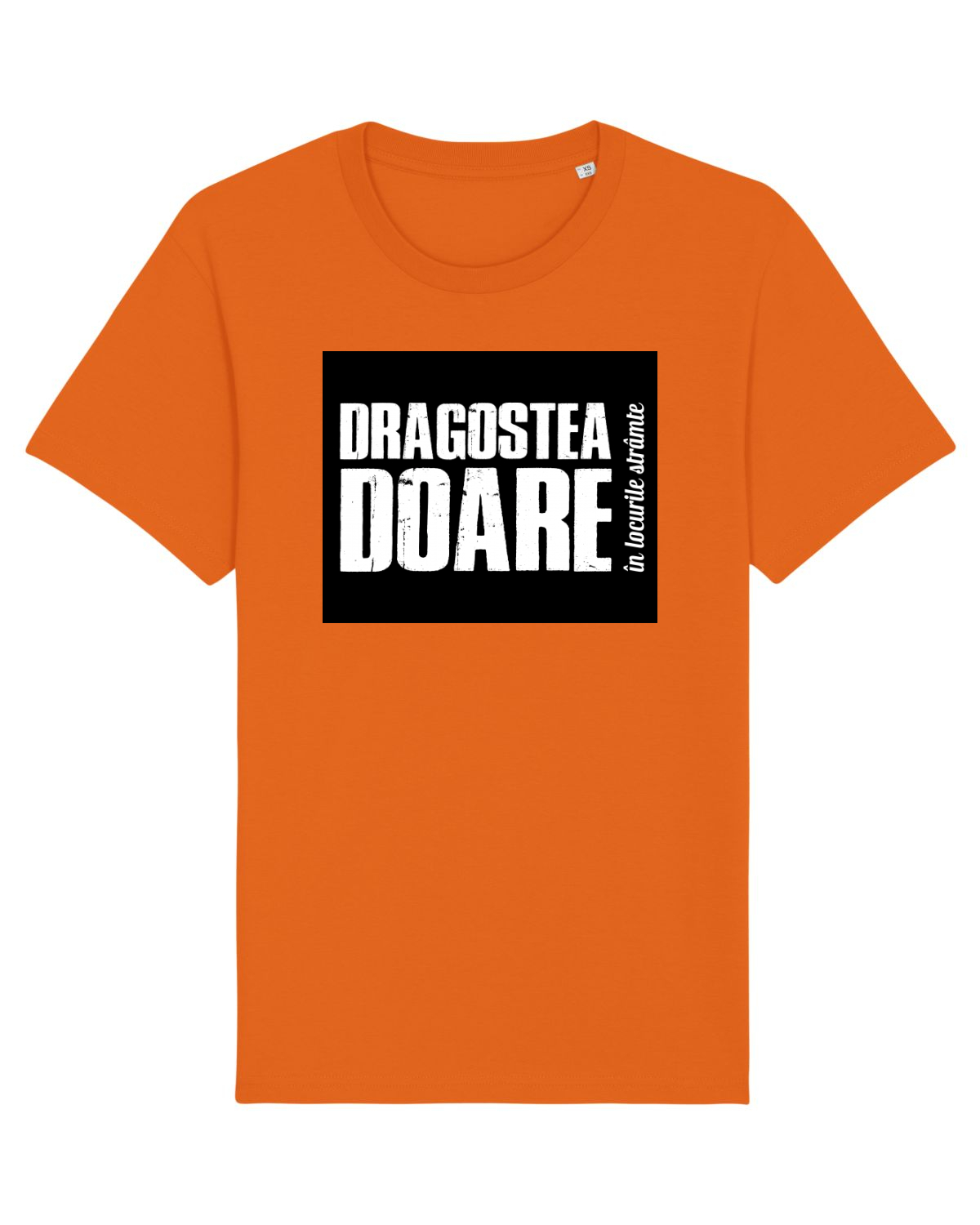Tricou mânecă scurtă Unisex Rocker Bright Orange