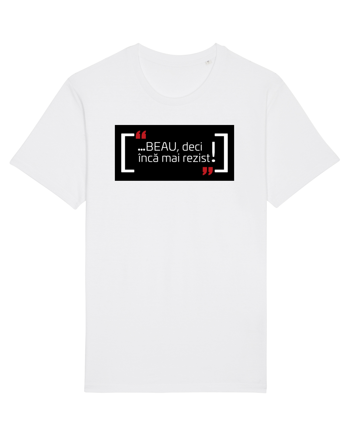 Tricou mânecă scurtă Unisex Rocker White