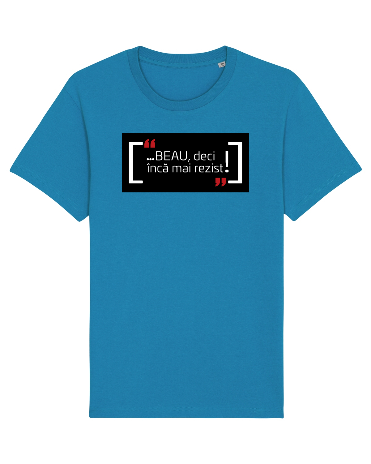 Tricou mânecă scurtă Unisex Rocker Azur