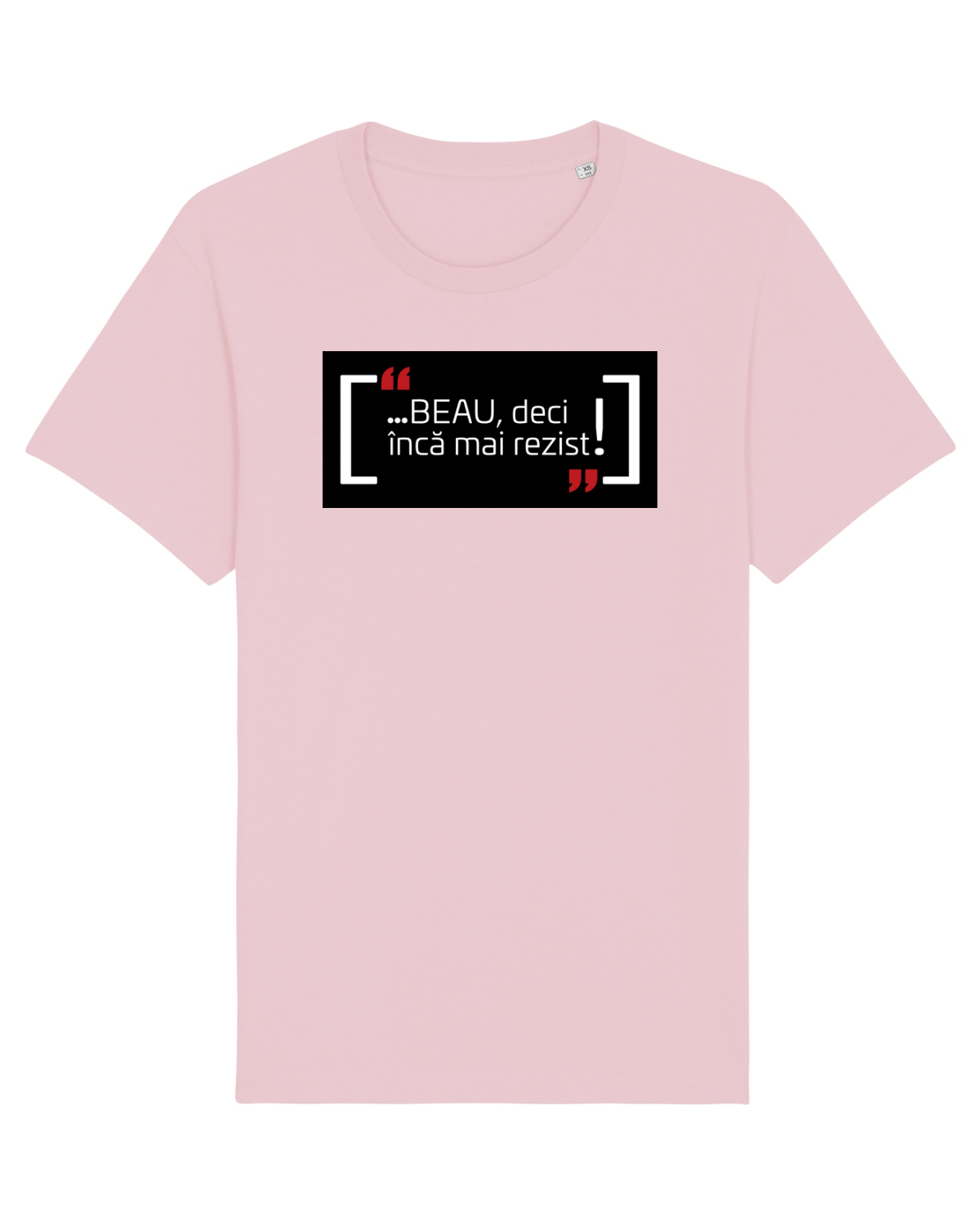 Tricou mânecă scurtă Unisex Rocker Cotton Pink