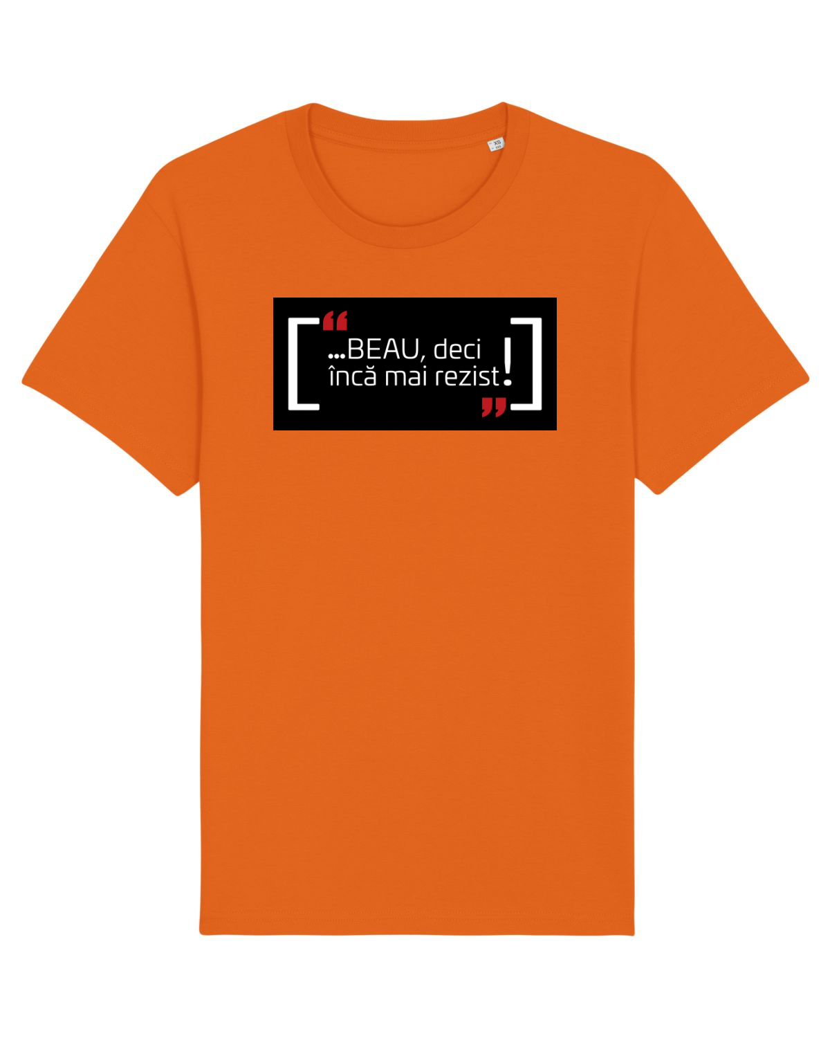 Tricou mânecă scurtă Unisex Rocker Bright Orange