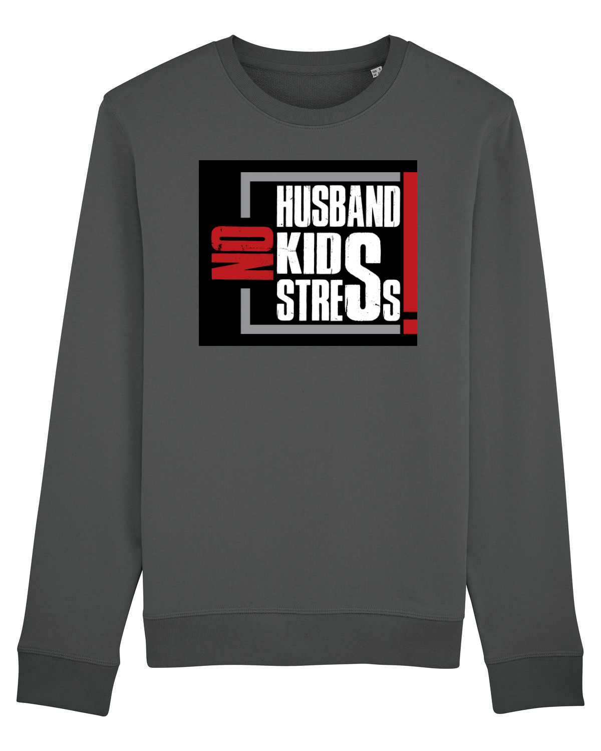 Bluză mânecă lungă Unisex Rise Anthracite