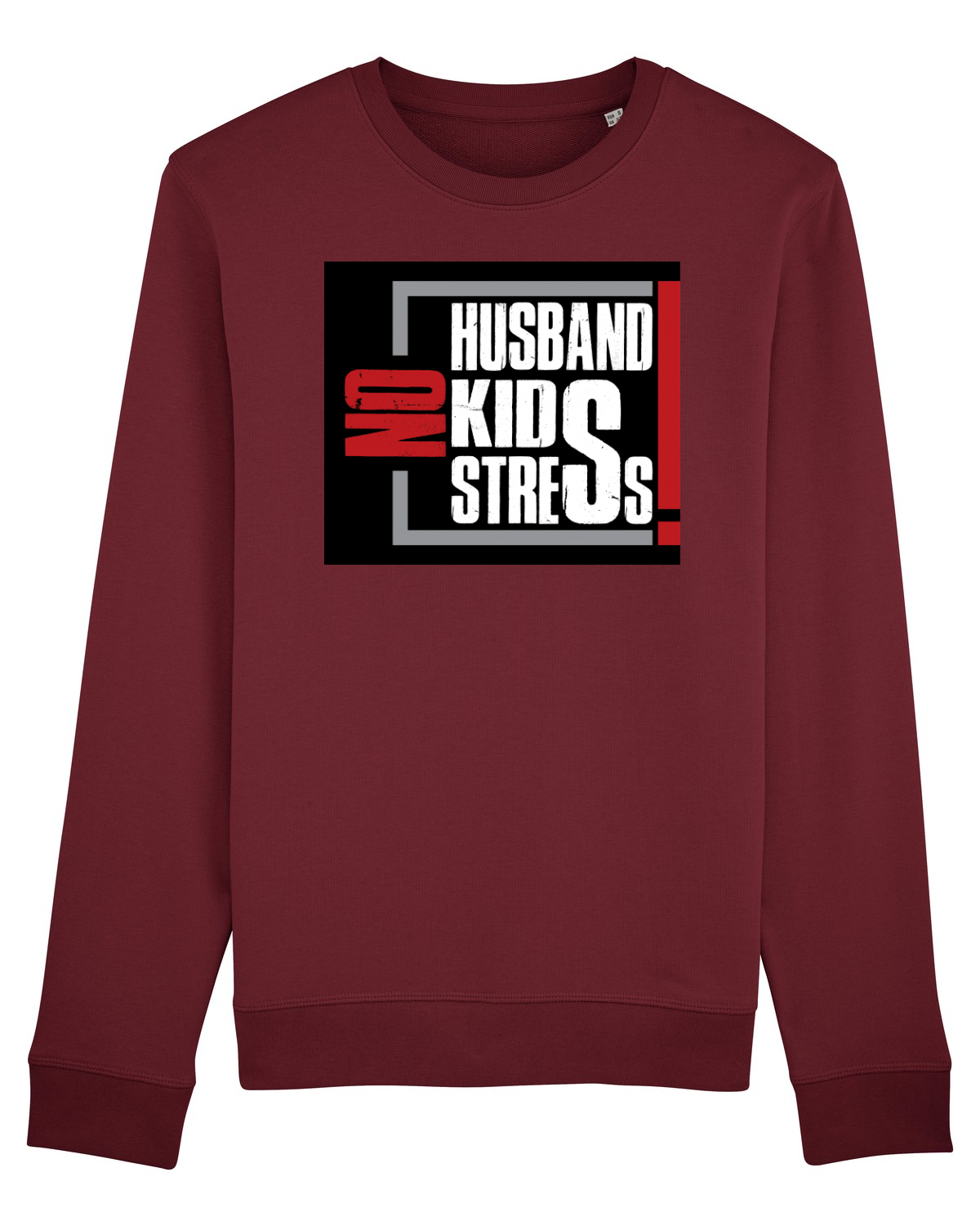 Bluză mânecă lungă Unisex Rise Burgundy