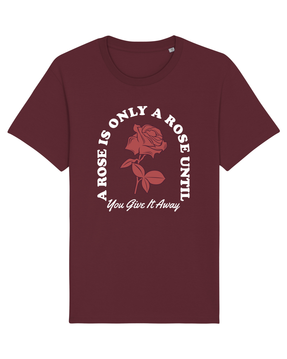 Tricou mânecă scurtă Unisex Rocker Burgundy