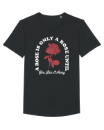Îmi caut perechea - A rose is only a rose Tricou mânecă scurtă guler larg Bărbat Skater