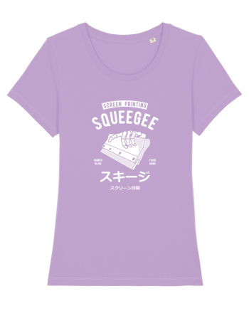 Screen Printing Bones White Lavender Dawn