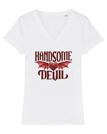 Pentru cupluri - Handsome devil - AngelDevil2 White