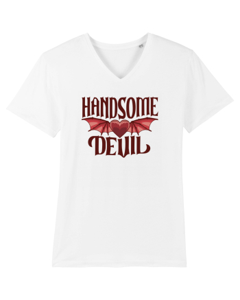 Pentru cupluri - Handsome devil - AngelDevil2 White