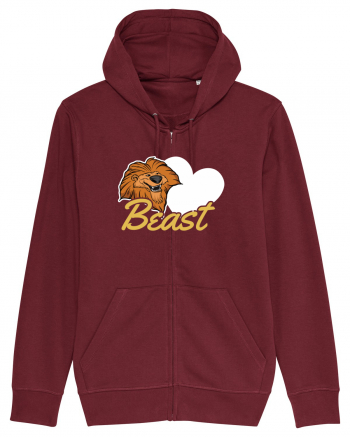 Pentru cupluri - Beast - BeastBeauty1 Burgundy