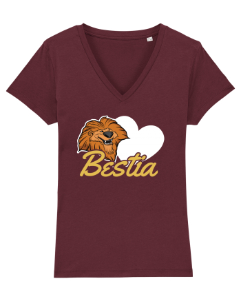 Pentru cupluri - Bestia - FrumoasaSiBestia1 Burgundy