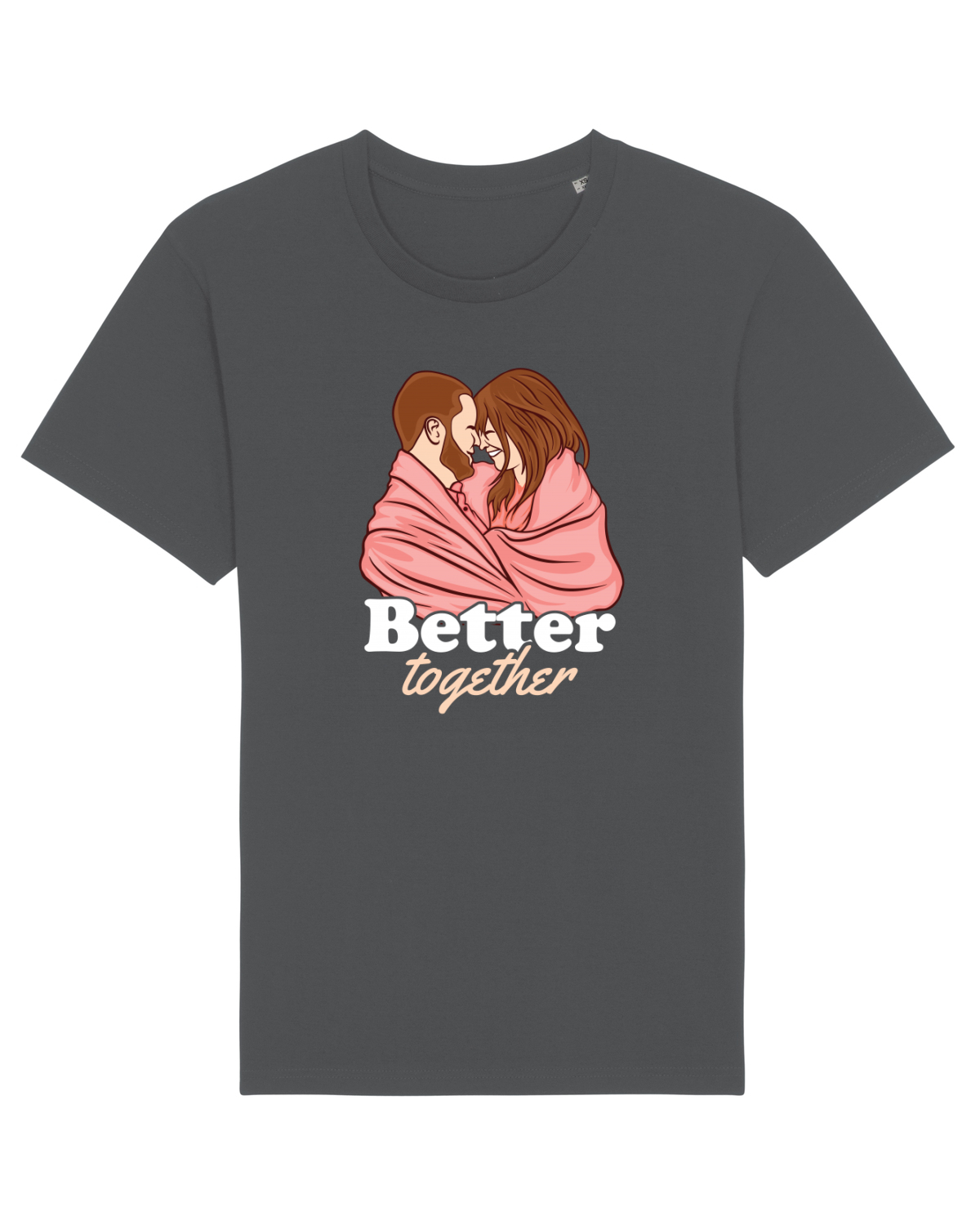 Tricou mânecă scurtă Unisex Rocker Anthracite