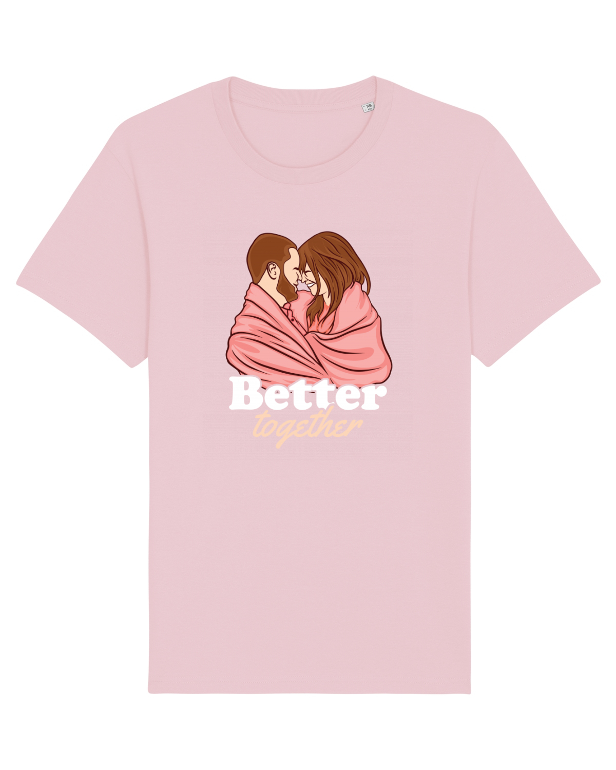 Tricou mânecă scurtă Unisex Rocker Cotton Pink
