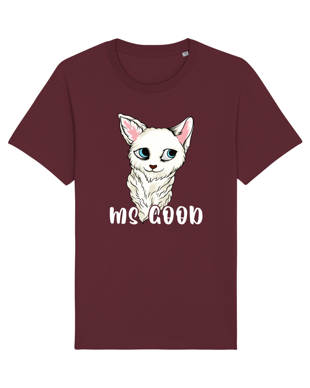 Tricou mânecă scurtă Unisex Rocker Burgundy