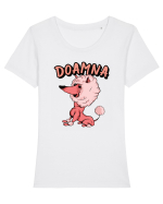 Pentru cupluri - Doamna - Doamna si Vagabontul 1 Tricou mânecă scurtă guler larg fitted Damă Expresser