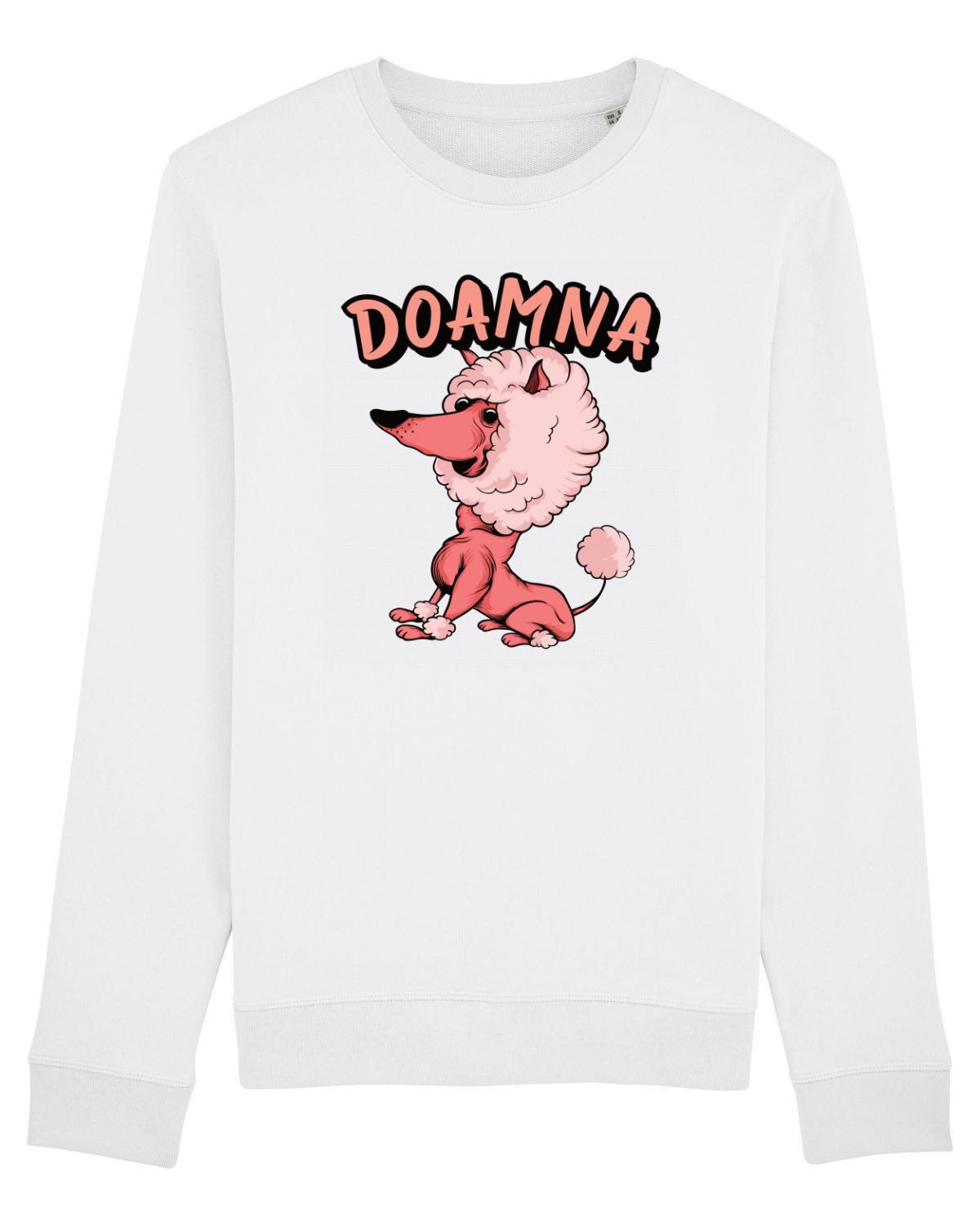 Bluză mânecă lungă Unisex Rise White