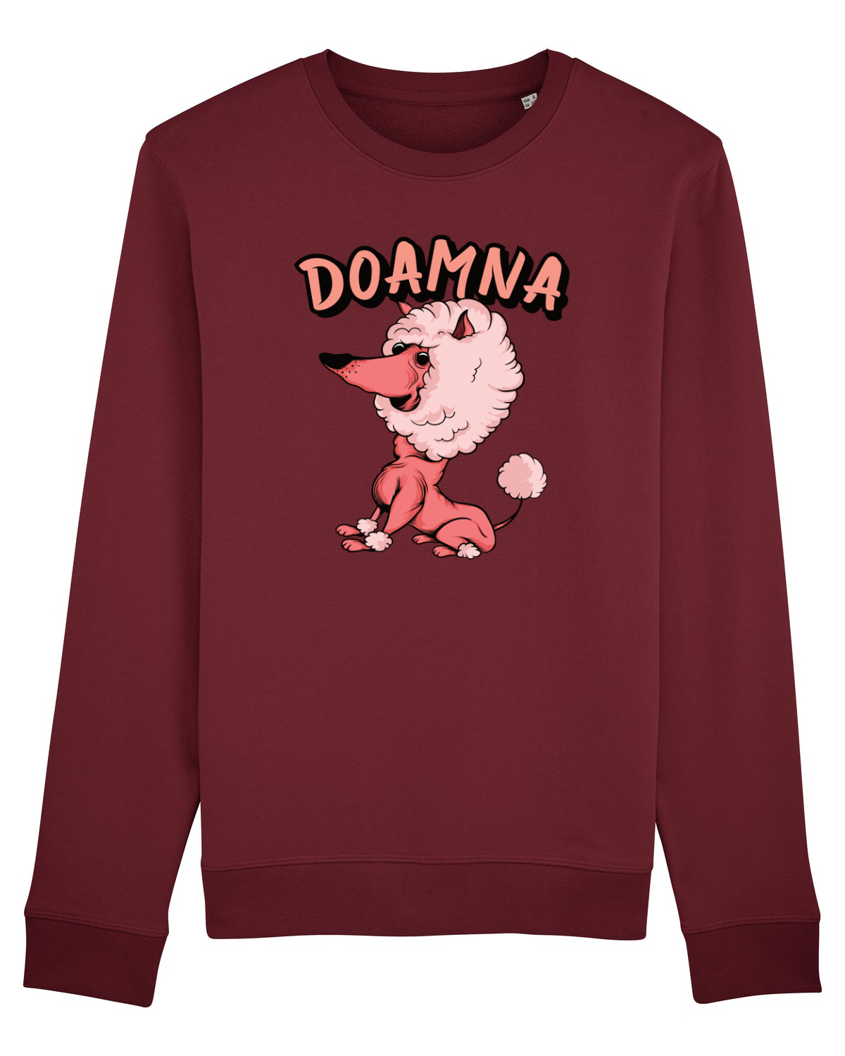 Bluză mânecă lungă Unisex Rise Burgundy
