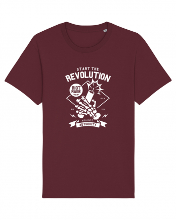 Revolution Skeleton White Burgundy