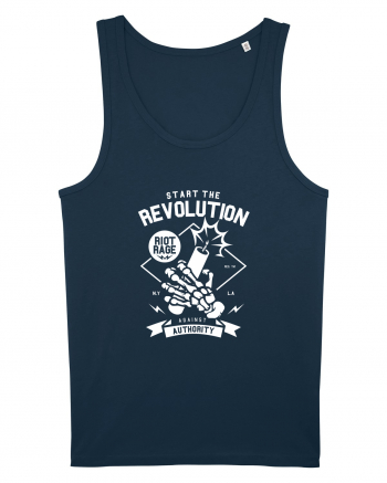 Revolution Skeleton White Navy