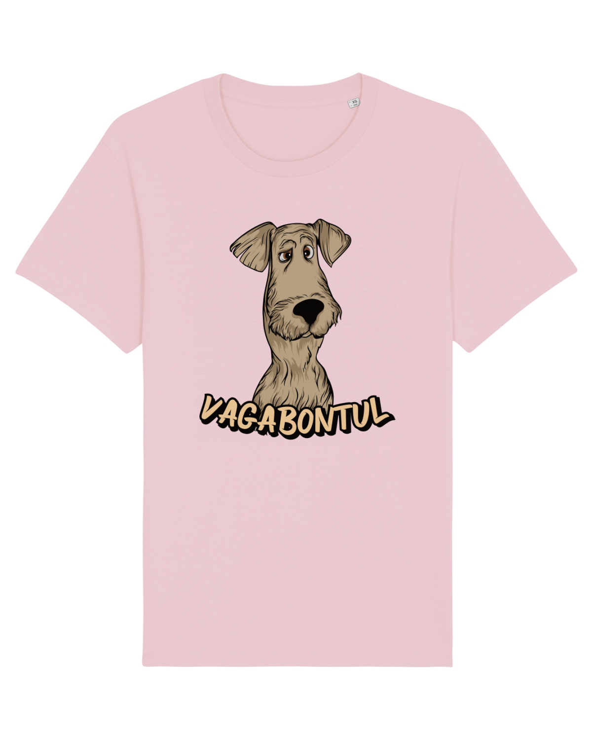 Tricou mânecă scurtă Unisex Rocker Cotton Pink