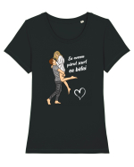 Pentru cupluri - Dragoste intr-o seara de mai 2 Tricou mânecă scurtă guler larg fitted Damă Expresser