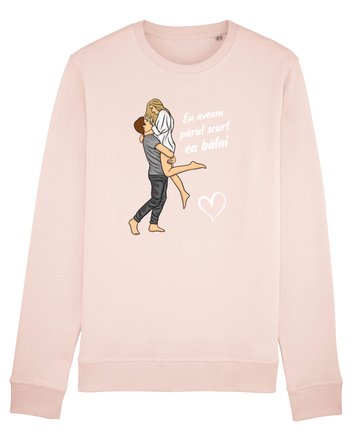 Bluză mânecă lungă Unisex Rise Candy Pink
