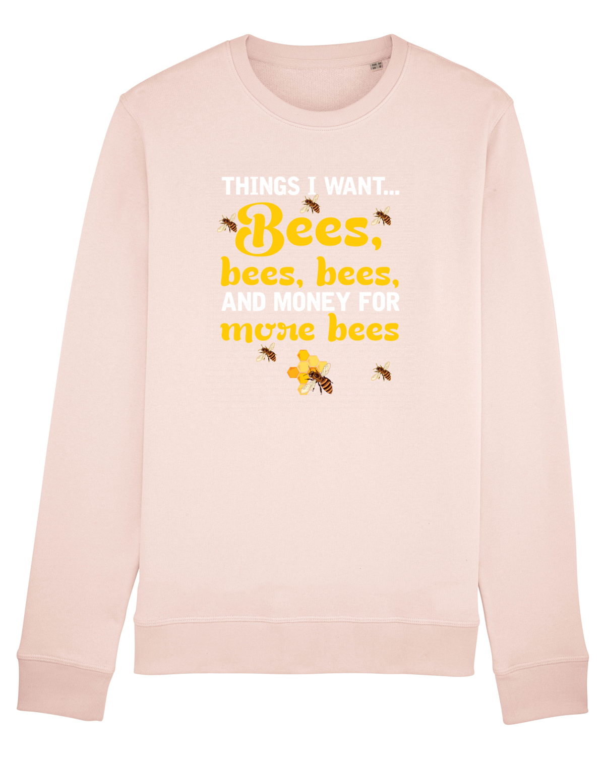 Bluză mânecă lungă Unisex Rise Candy Pink