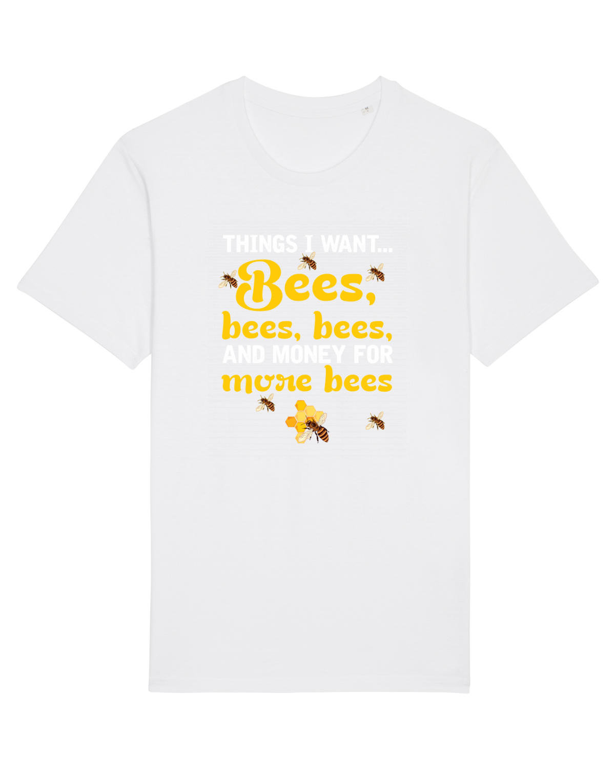Tricou mânecă scurtă Unisex Rocker White