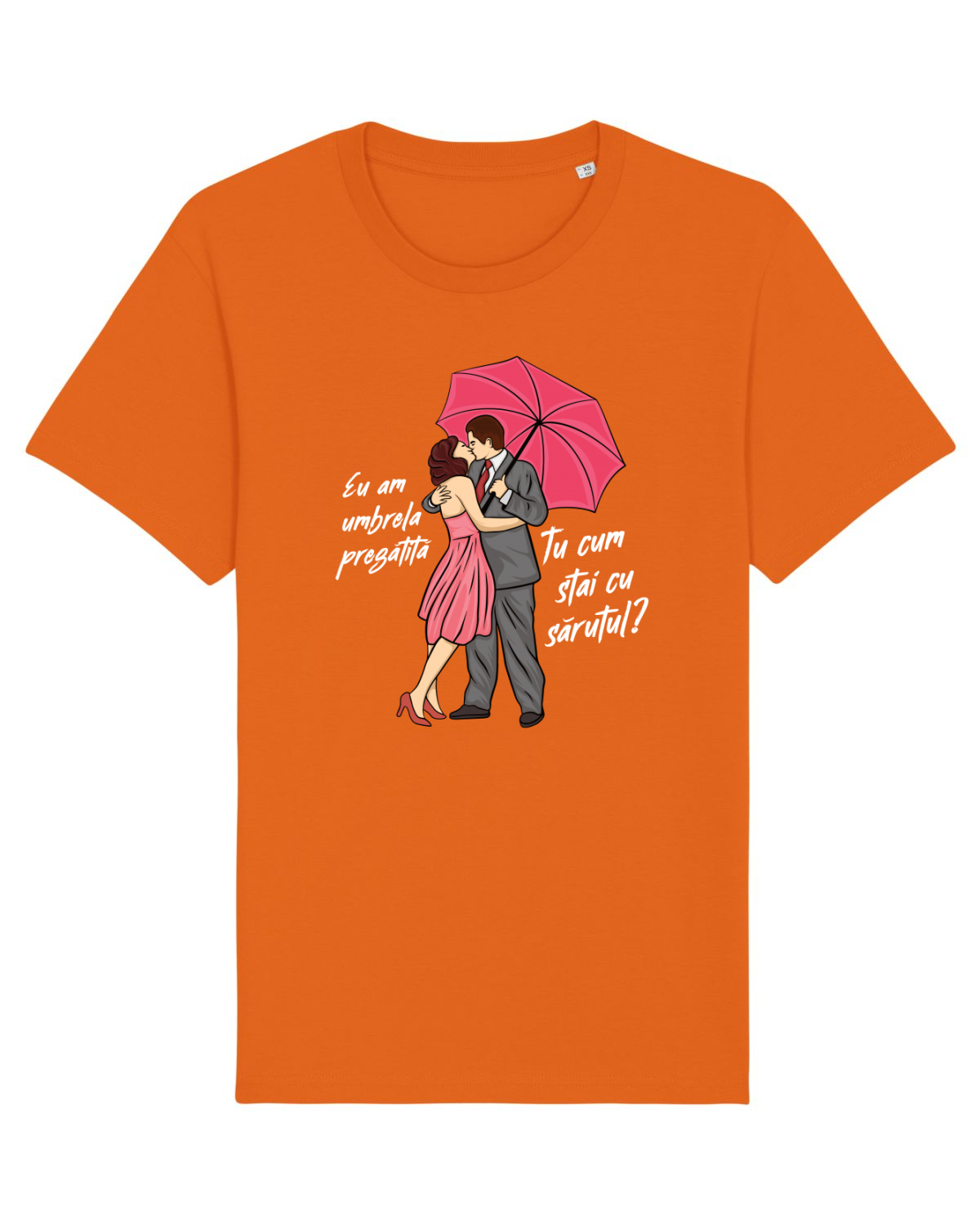 Tricou mânecă scurtă Unisex Rocker Bright Orange