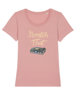DJ Tricou mânecă scurtă guler larg fitted Damă Expresser