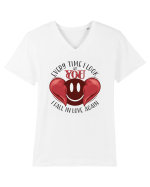 De ziua îndrăgostiților - Every time I look at you Tricou mânecă scurtă guler V Bărbat Presenter