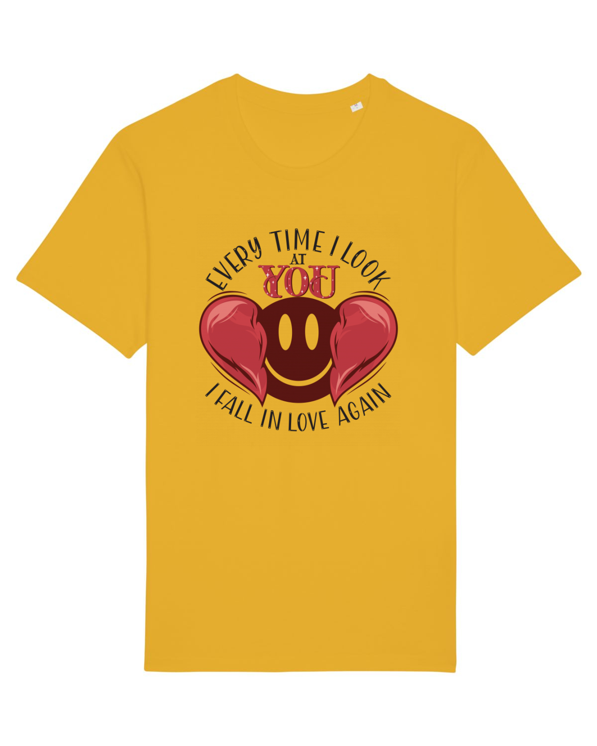Tricou mânecă scurtă Unisex Rocker Spectra Yellow