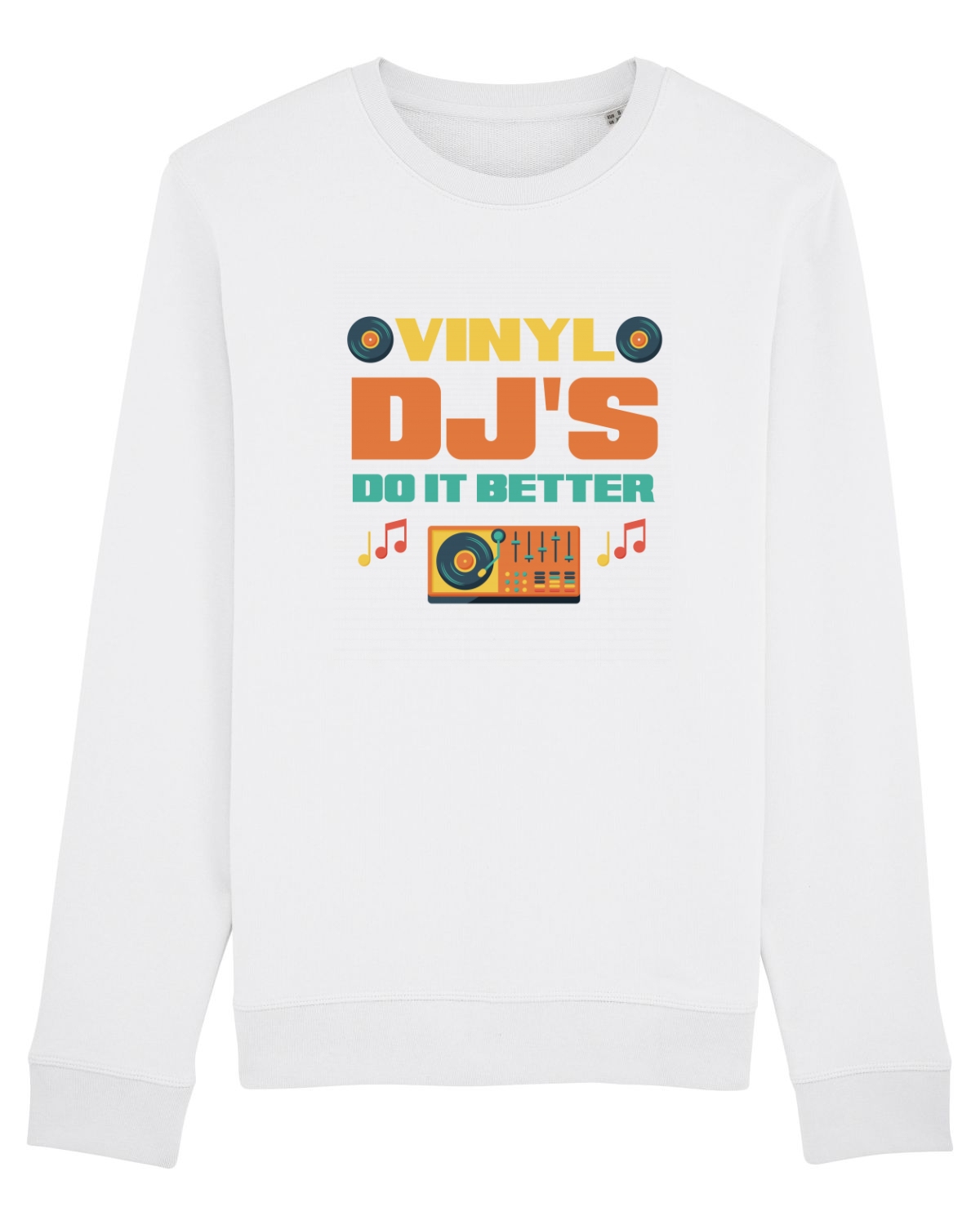 Bluză mânecă lungă Unisex Rise White