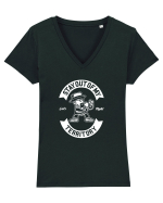 Stay Out Fighter White Tricou mânecă scurtă guler V Damă Evoker