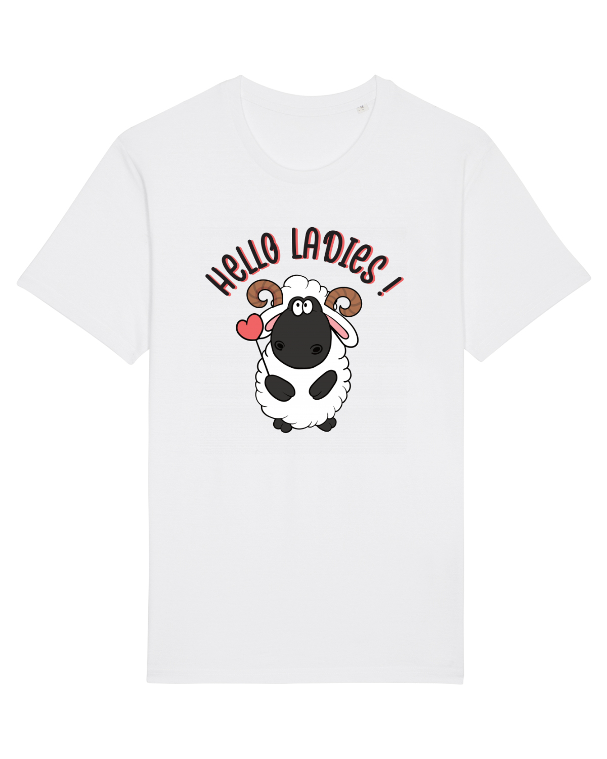Tricou mânecă scurtă Unisex Rocker White