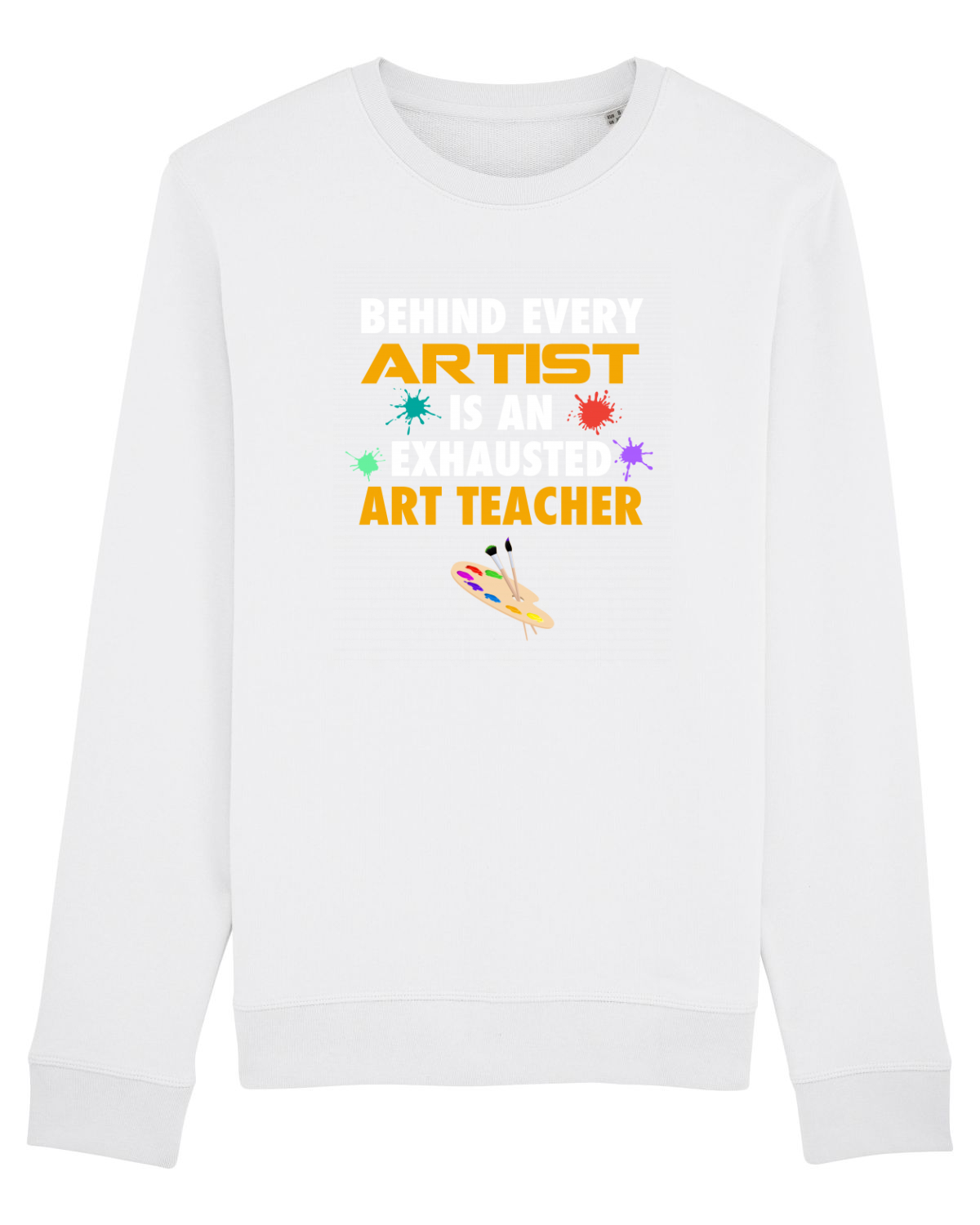 Bluză mânecă lungă Unisex Rise White
