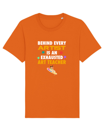 ART TEACHER Bright Orange