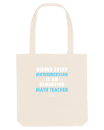 MATH TEACHER Sacoșă textilă