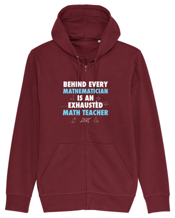 MATH TEACHER Burgundy