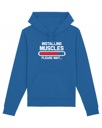 Installing Muscles Please Wait Royal Blue