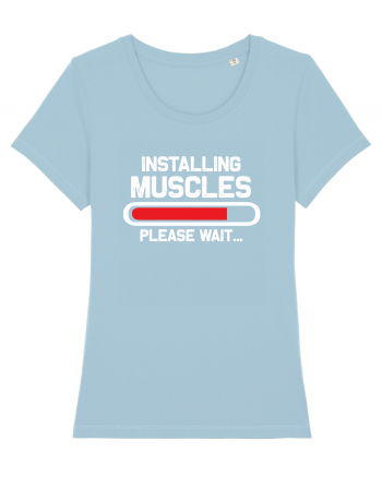 Installing Muscles Please Wait Sky Blue