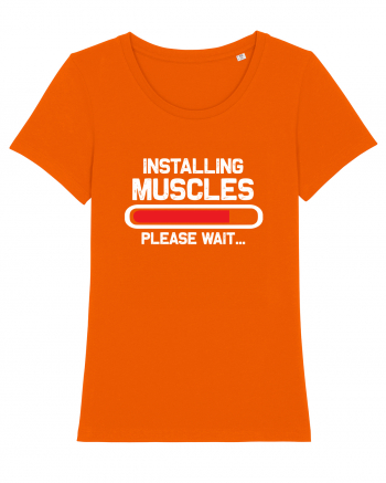Installing Muscles Please Wait Bright Orange