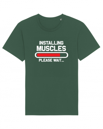 Installing Muscles Please Wait Bottle Green