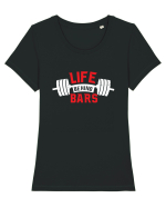 Life Behind Bars Tricou mânecă scurtă guler larg fitted Damă Expresser