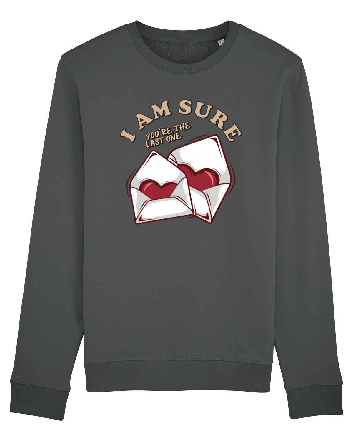 Bluză mânecă lungă Unisex Rise Anthracite