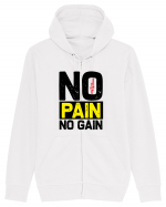 No Pain No Gain Hanorac cu fermoar Unisex Connector