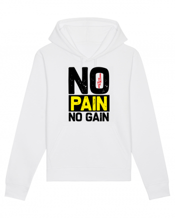No Pain No Gain White